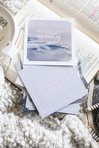 Prayers for Anxiety Scripture Verse Cards | Inspirational Christian Affirmations & Bible Verses for Anxiety Relief | Encouraging Gift Set