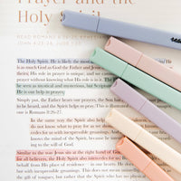 Muted Pastel Bible Highlighters | Dual-Tip No-Bleed Markers for Beautiful Scripture & Study Notes | Perfect Easter Gift 2025