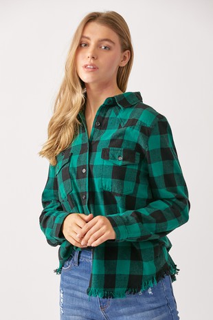 Belfast Flannel- Green
