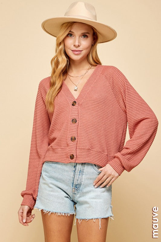 Finley Button Detail Cardigan