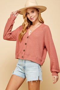 Finley Button Detail Cardigan