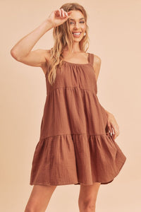 Frances Breathable Cotton Mini Dress
