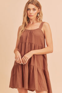 Frances Breathable Cotton Mini Dress
