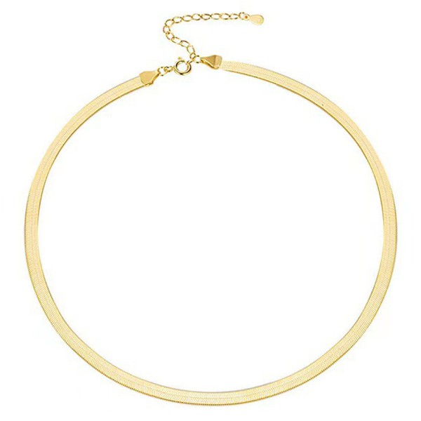 18K Gold Non-Tarnish Stainless Steel Necklace