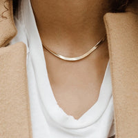18K Gold Non-Tarnish Stainless Steel Necklace