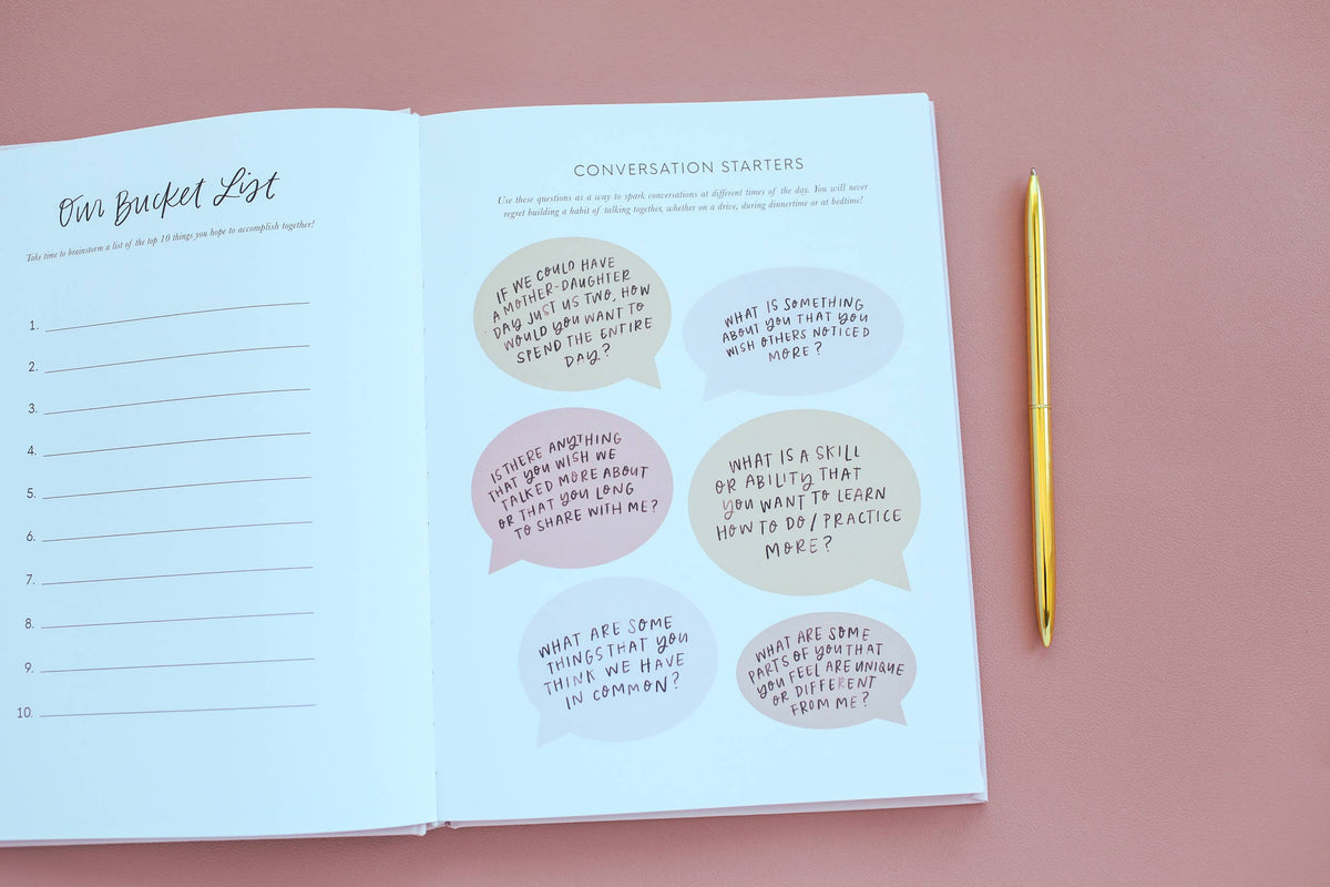 Heart to Heart – A Mother-Daughter Journal for Cherished Moments