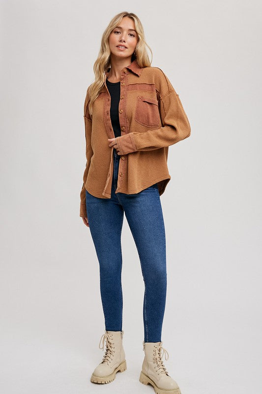 Max Thermal Knit Shacket
