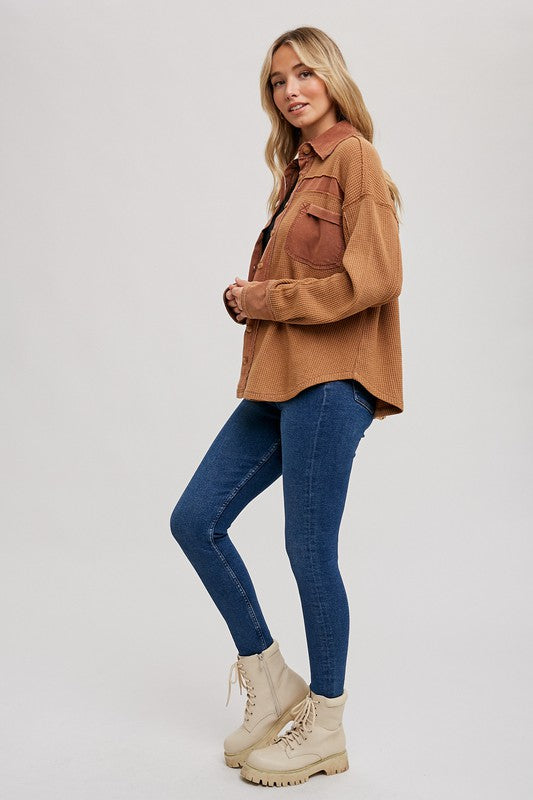 Max Thermal Knit Shacket