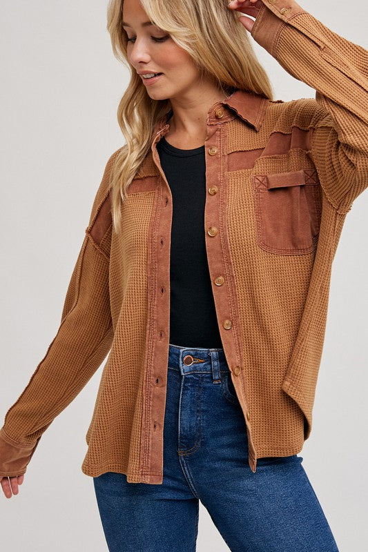 Max Thermal Knit Shacket