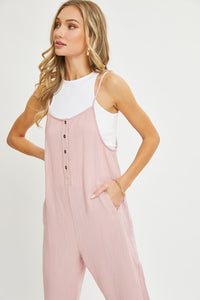 Piper Button Detail Casual Jumpsuit