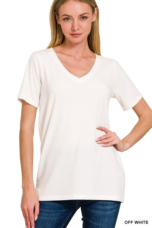 Everyday Essential Soft V-Neck Tee | Classic Comfort