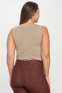 The Briar Plus Seamless Fitted Tank – One Size (1X–3X)
