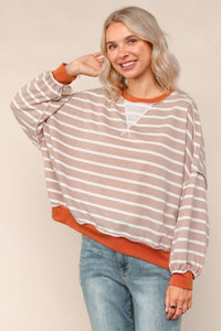 The Rory Colorblock Striped Pullover