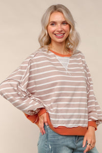 The Rory Colorblock Striped Pullover