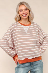 The Rory Colorblock Striped Pullover