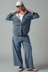The Aspen Reversible Corduroy Plaid Shacket – Cozy Two-in-One Winter Layer