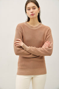 Oakley Cotton Chunky Knit Sweater – Washed Terracotta
