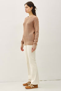 Oakley Cotton Chunky Knit Sweater – Washed Terracotta