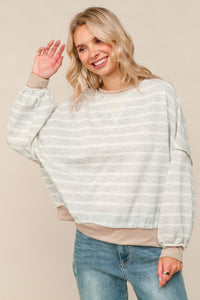 The Rory Colorblock Striped Pullover