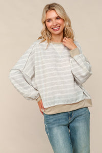 The Rory Colorblock Striped Pullover