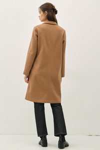The Collins Wool-Blend Coat – Camel