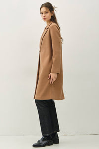The Collins Wool-Blend Coat – Camel
