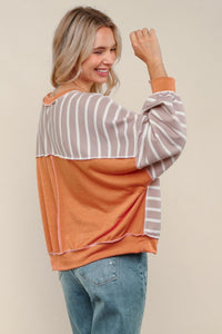 The Rory Colorblock Striped Pullover
