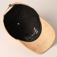 “Howdy Darlin’” Suede Embroidered Baseball Cap – Western Style Adjustable Hat