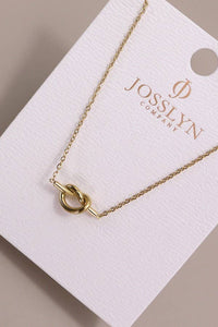 Timeless Knot Necklace | Titanium Steel Gold, Non-Tarnish & Hypoallergen