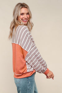 The Rory Colorblock Striped Pullover