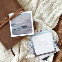 Prayers for Anxiety Scripture Verse Cards | Inspirational Christian Affirmations & Bible Verses for Anxiety Relief | Encouraging Gift Set