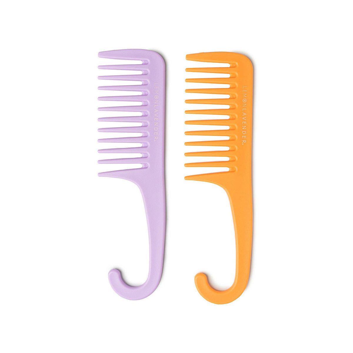 Lemon Lavender Knot Today Detangling Shower Comb | Gentle, Hangable Haircare Essential