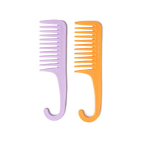 Lemon Lavender Knot Today Detangling Shower Comb | Gentle, Hangable Haircare Essential