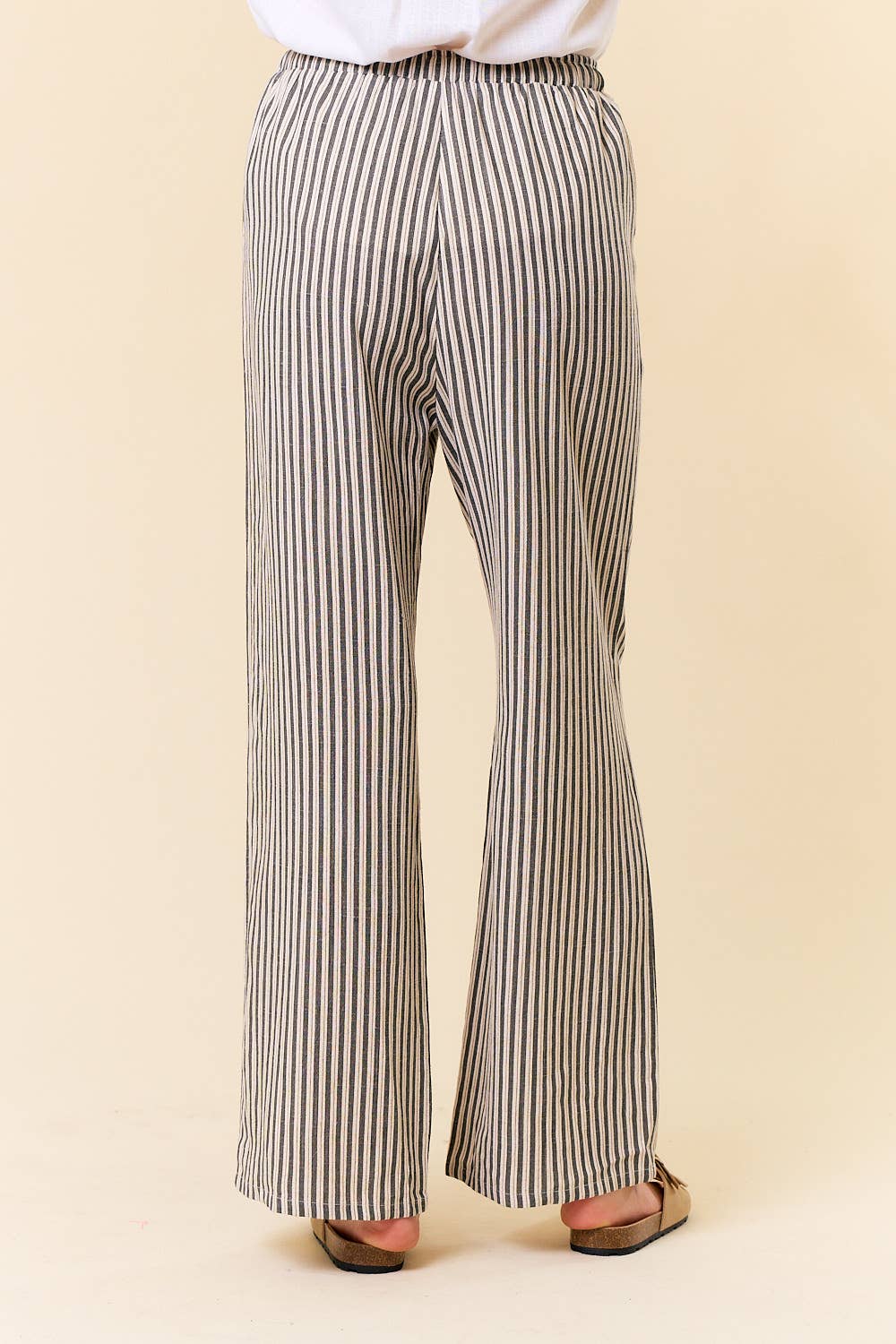 Harbor Breeze Striped Linen Blend Pants