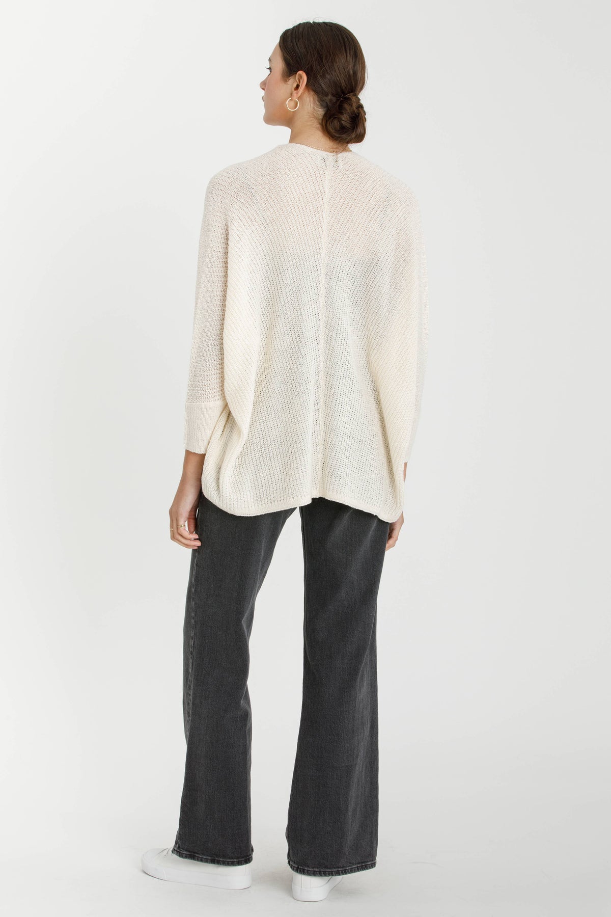 Harper Summer Knit Cardigan: Ivory