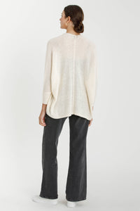 Harper Summer Knit Cardigan: Ivory