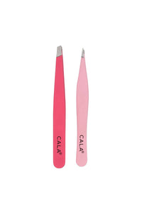 The Belle Precision Tweezer Duo – Slanted & Fine Point for Flawless Grooming