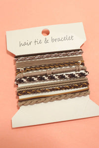 Boho Duo Hair Tie Bracelets | Versatile Wrist & Hair Accessories Set