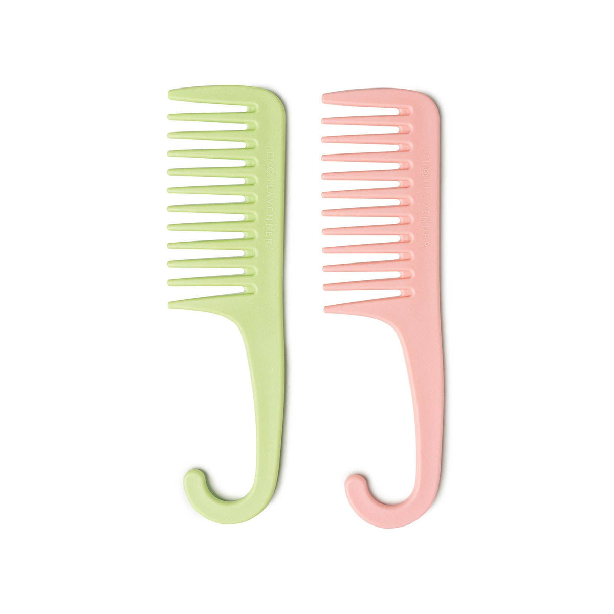 Lemon Lavender Knot Today Detangling Shower Comb | Gentle, Hangable Haircare Essential