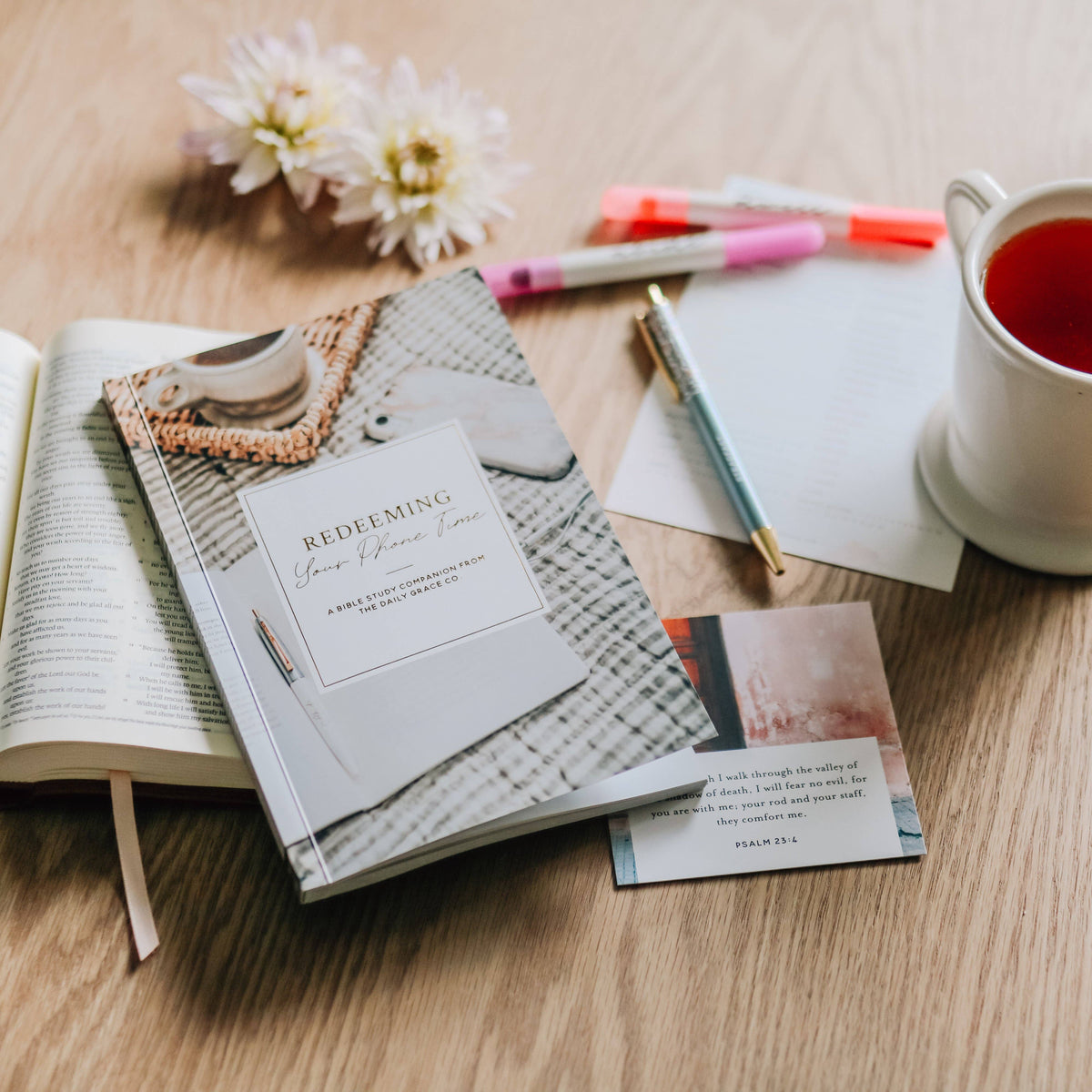 Redeeming Your Phone Time Bible Study Companion | Mindful Christian Guide to Intentional Screen Time & Digital Balance | Daily Grace Co.