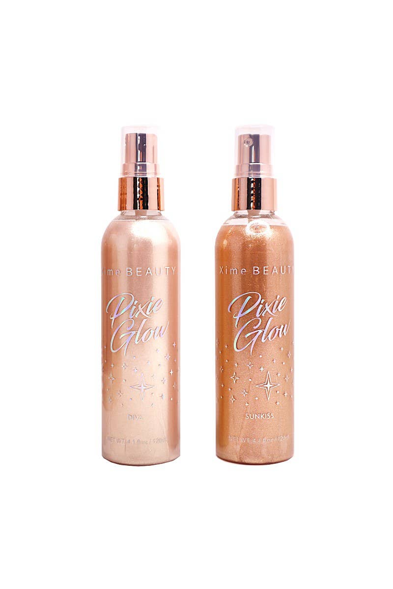 Pixie Glow Body Shimmer Spray – Radiant, Sun-Kissed Glow for Every Occasion
