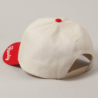 Howdy Cowboy Two-Tone Embroidered Hat – Western Rodeo Graphic Cap