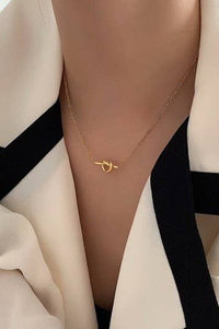 Timeless Knot Necklace | Titanium Steel Gold, Non-Tarnish & Hypoallergen