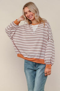 The Rory Colorblock Striped Pullover