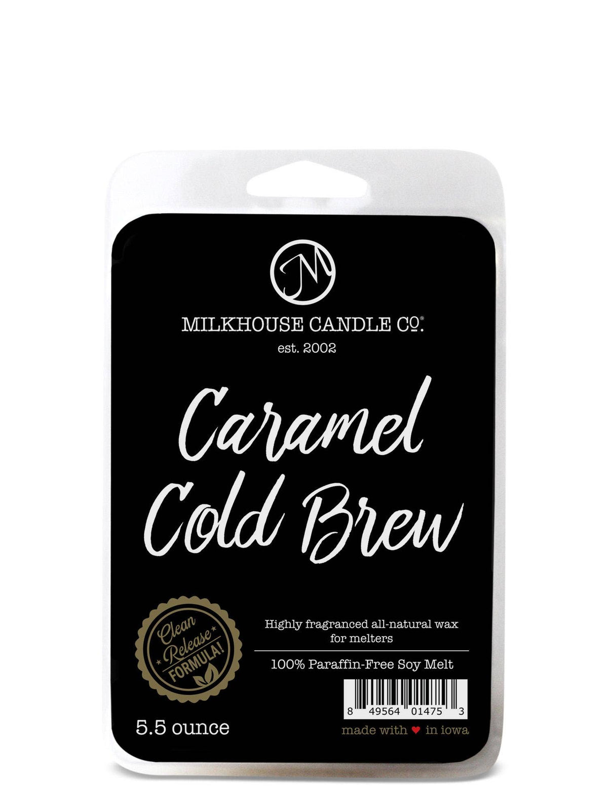 5.5 oz Scented Soy Wax Melts: Caramel Cold Brew