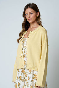 Everyday Raw Edge Cardigan