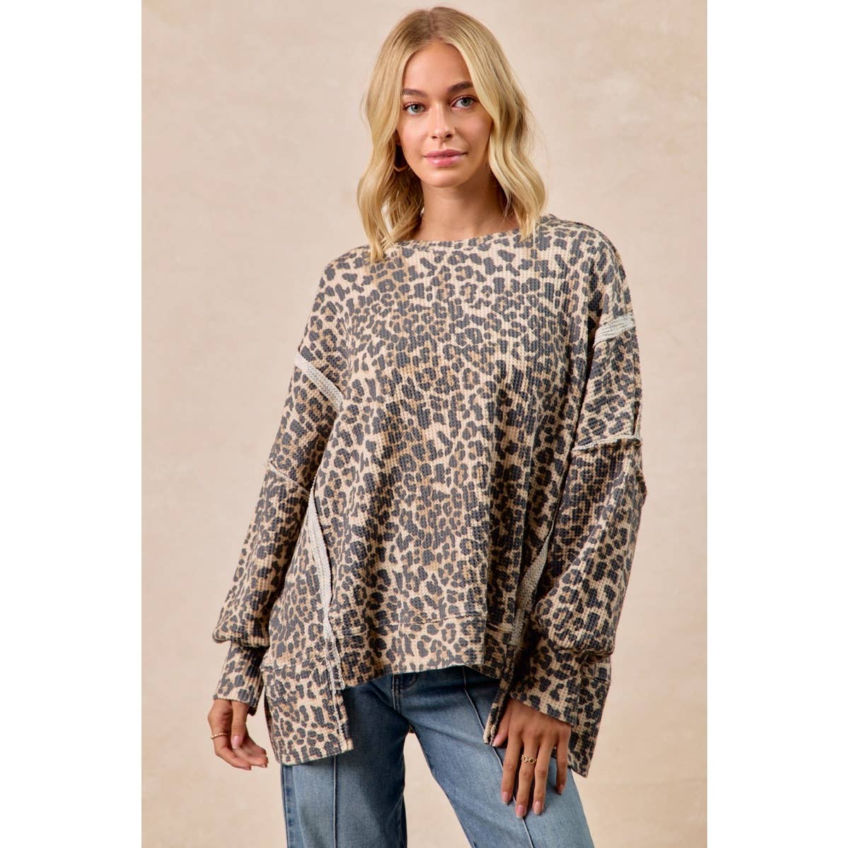 Spotted in the Wild Waffle Sweatshirt