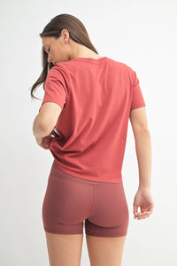 The Jolene Pigment Dyed Tee | Boxy Supima Cotton T-Shirt
