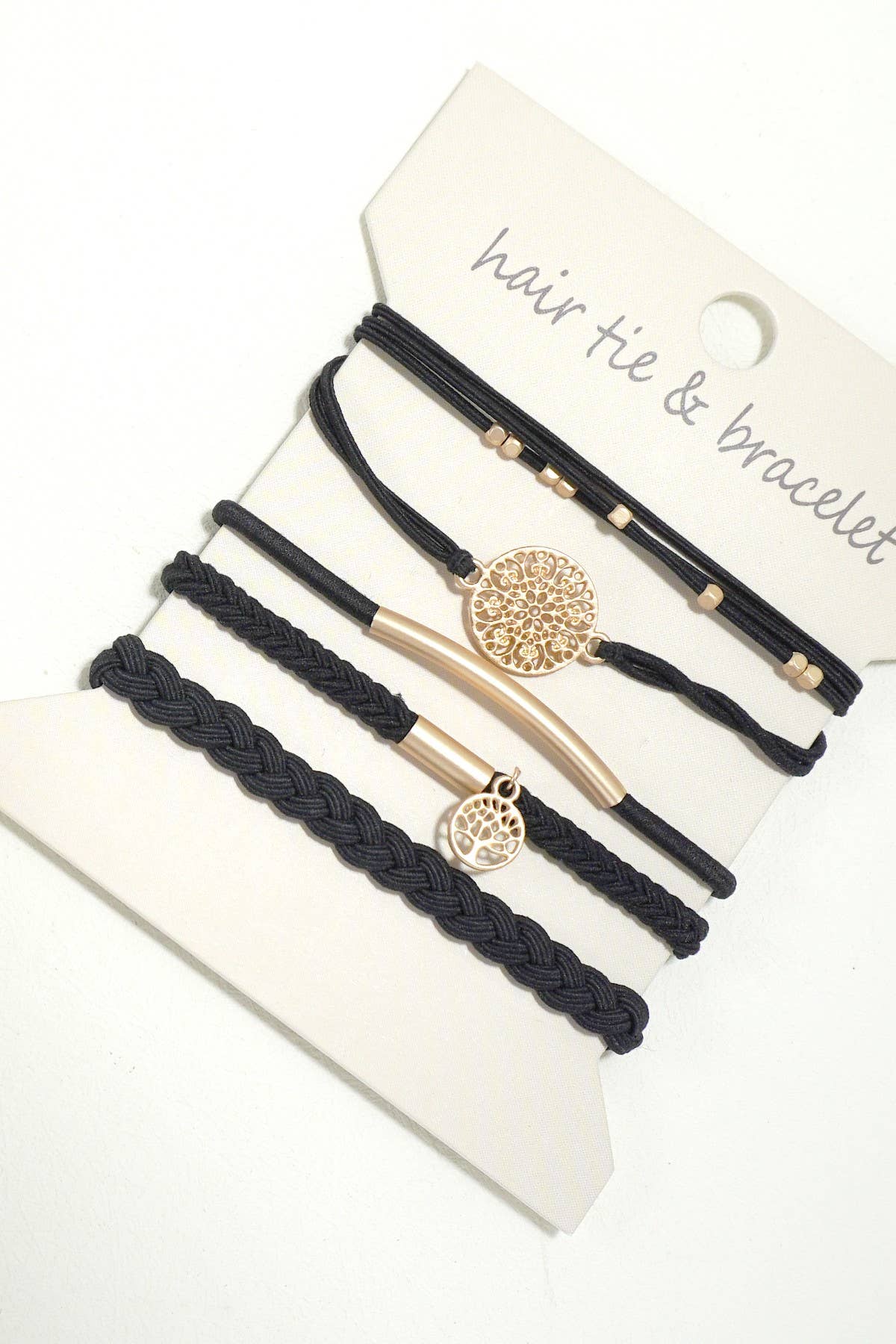 BOHO DUAL FUNCTION KNOT BRACELET HAIR TIES