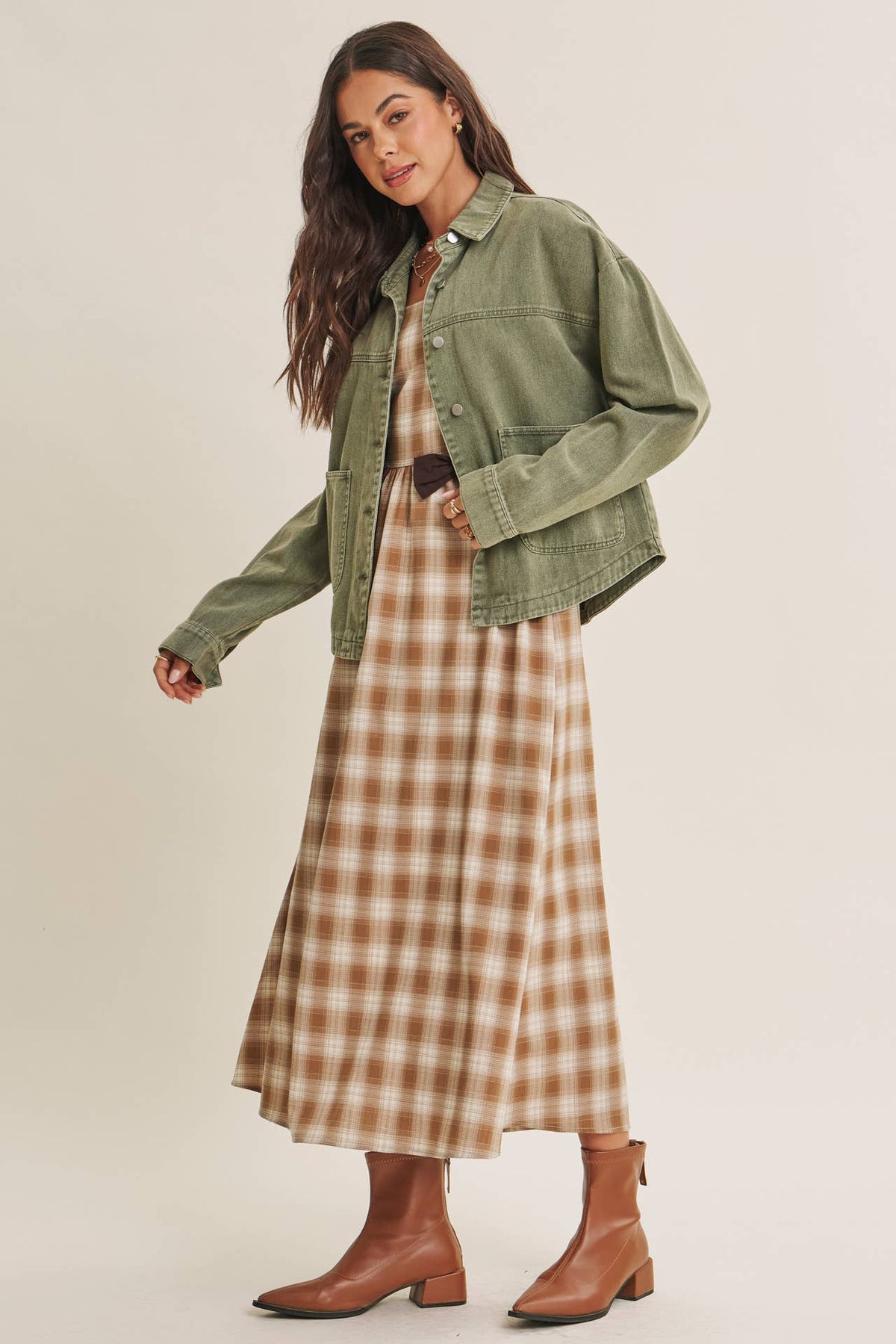 The Field Day Washed Utility Jacket: Washed Olive
